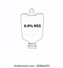 0.9% Normal saline bottle 