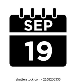 09-Sep - 19 Glyph black Icon