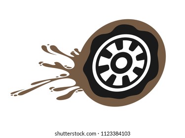 0ff road racing symbol