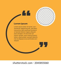 0range banner for quote. - Vector.