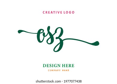 0SZ lettering logo is simple, easy to understand and authoritative