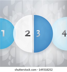  1 2 3 4 numbers, info graphic