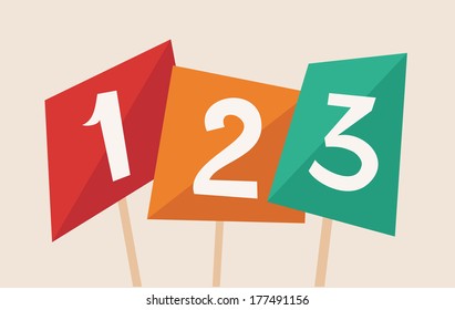 1 2 3 signs