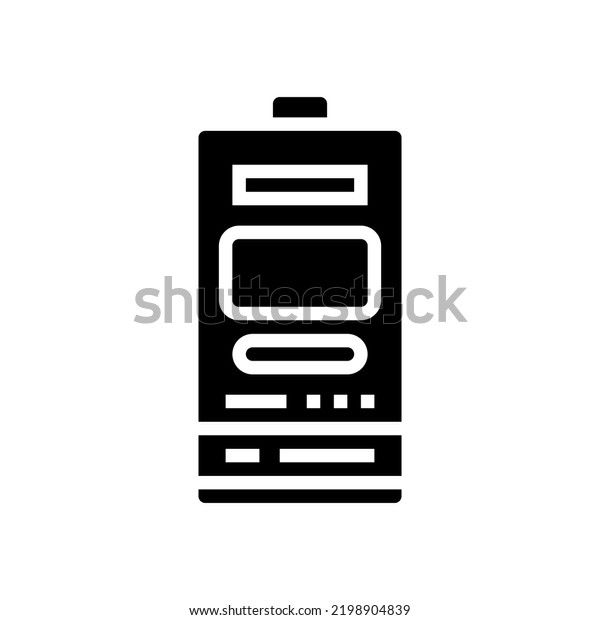 1 2aa battery\
power energy glyph icon vector. 1 2aa battery power energy sign.\
isolated symbol illustration