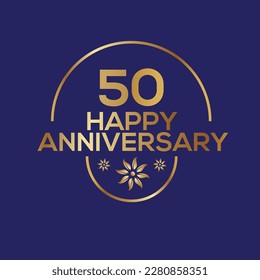 1 To 50 years anniversary image vector set.anniversary celebration