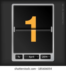 1 April calendar 2014