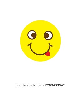 1 April Fool's day foolish smiling face with tongue