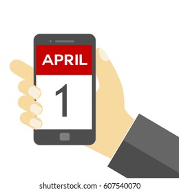 1 April - illustration - Vector