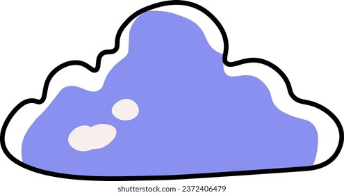 1 cartoon cloud bright blue cube