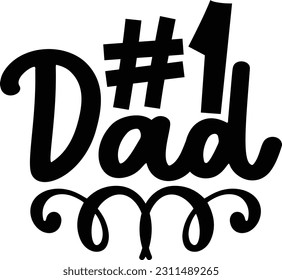 #1 Dad - Dad Design