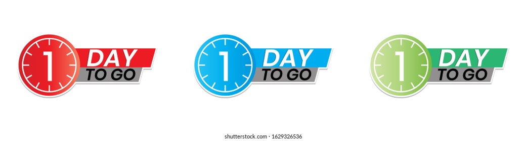 1 day to go countdown again. one day for sale. just one special day.