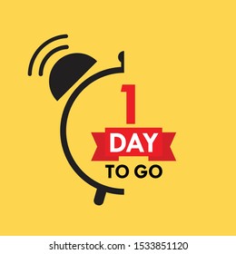 1 Day Go Last Countdown Icon Stock Vector (Royalty Free) 1403010311