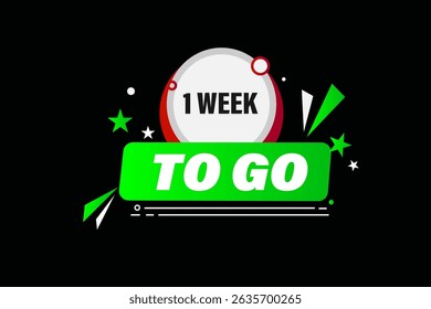 1 days to go,, sale countdown vector symbol, clock, time,  background, template 15 days to go, countdown, sticker, left banner, business, sale, label button
