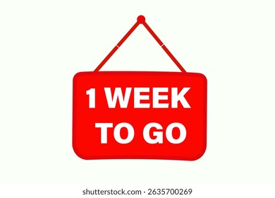1 days to go,, sale countdown vector symbol, clock, time,  background, template 15 days to go, countdown, sticker, left banner, business, sale, label button
