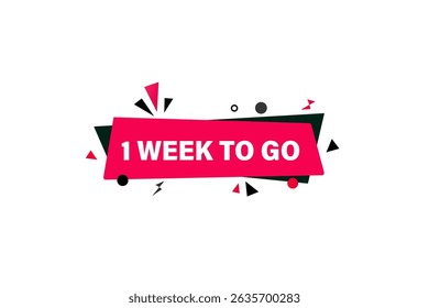 1 days to go,, sale countdown vector symbol, clock, time,  background, template 15 days to go, countdown, sticker, left banner, business, sale, label button
