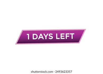 1 días left, icon, stile, timer, Countdown, clock, go to, time, background, Plantilla, 1 days left, Countdown, sticker, left Anuncio, business, sale, label Botón
