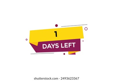 1 días left, icon, stile, timer, Countdown, clock, go to, time, background, Plantilla, 1 days left, Countdown, sticker, left Anuncio, business, sale, label Botón
