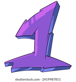1 Font Graffiti. Lettering Hiphop Font
