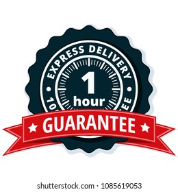 1 Hour Express Delivery illustration