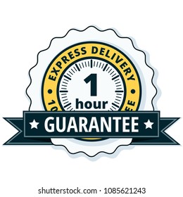 1 Hour Express Delivery illustration