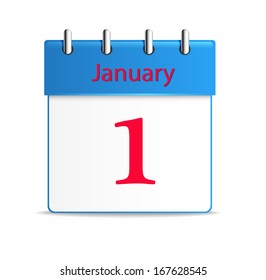 1 january calendar