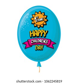 1 june international childrens day background. happy Children day greeting card. kids day poster