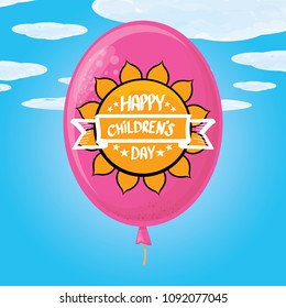 1 june international childrens day background. happy Children day greeting card. kids day poster