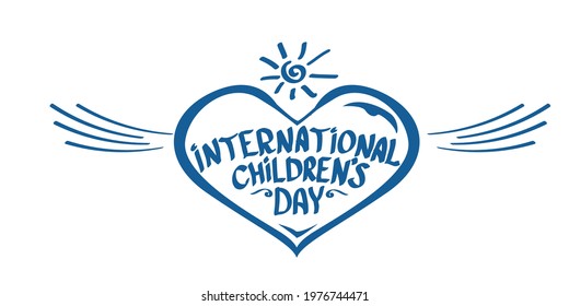 1 june international childrens day cartoon doodle style horizontal banner background. happy Children day greeting cad, icon or label. Cartoon kids day poster. Children day hand drawn banner design