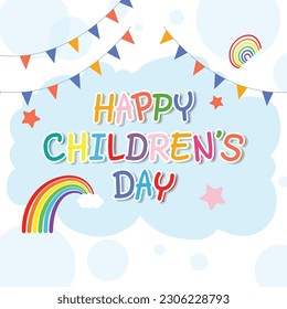 1 june international childrens day background. happy Children day greeting card. kids day poster