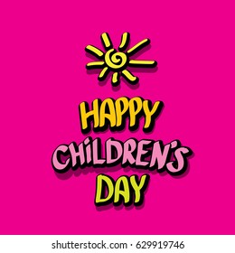 1 june international childrens day background. happy Children day greeting card. kids day poster
