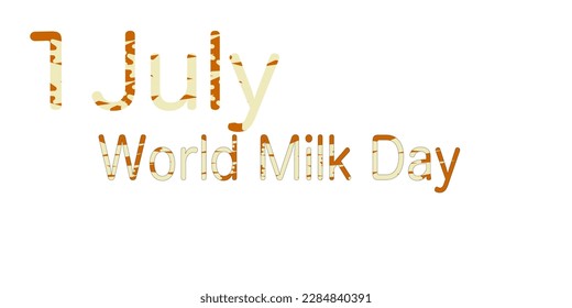 1 June World Milk Day, World Milk Day,as milk and milk products are essential to a person's nutrition throughout life,especially childhood It is very important in the growth process.