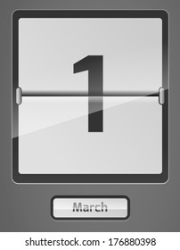 1 march - calendar