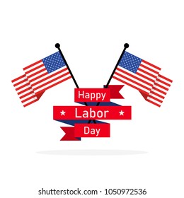 1 May. International Labor Day background. Vector illustration. Poster, greeting card or brochure template.