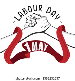 1 May International Labor Day. Workers Day. Happy Labour Day. 