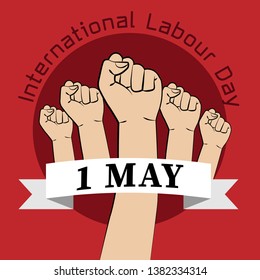 1 May International Labor Day. Workers Day. Happy Labour Day. 