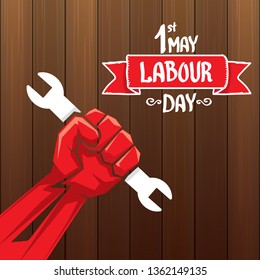 1 may - labour day. vector labour day poster or banner 