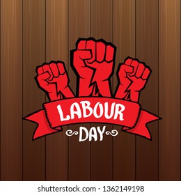 1 may - labour day. vector labour day poster or banner 