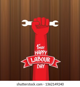 1 may - labour day. vector labour day poster or banner 
