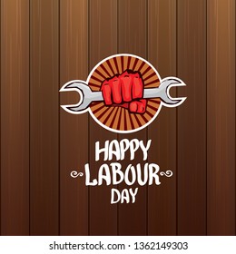 1 may - labour day. vector labour day poster or banner 