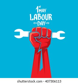 1 may - labour day. vector labour day poster or banner
