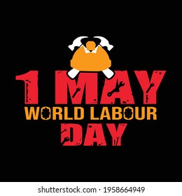 1 de mayo camiseta del Día Mundial del Trabajo para el amante del diseño de camisetas del Día del Trabajo.