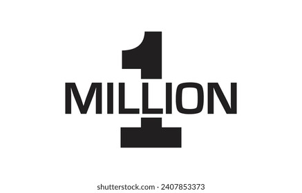 1 Million oder eine Million Text