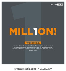 1 Million Page Layout Design Template 