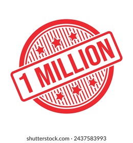 1 Million Gummistempel Design Art Illustration 