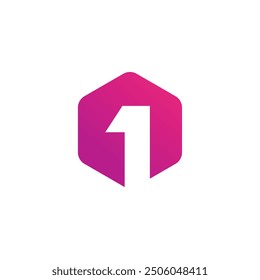 1 N umber logo premium and unique logo