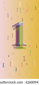 1 Number art idea