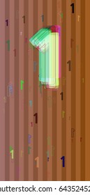 1 Number background elements