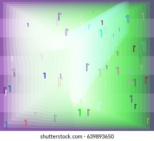 1 Number texture art