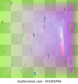 1 Number texture design