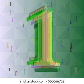 1 Number vector template
